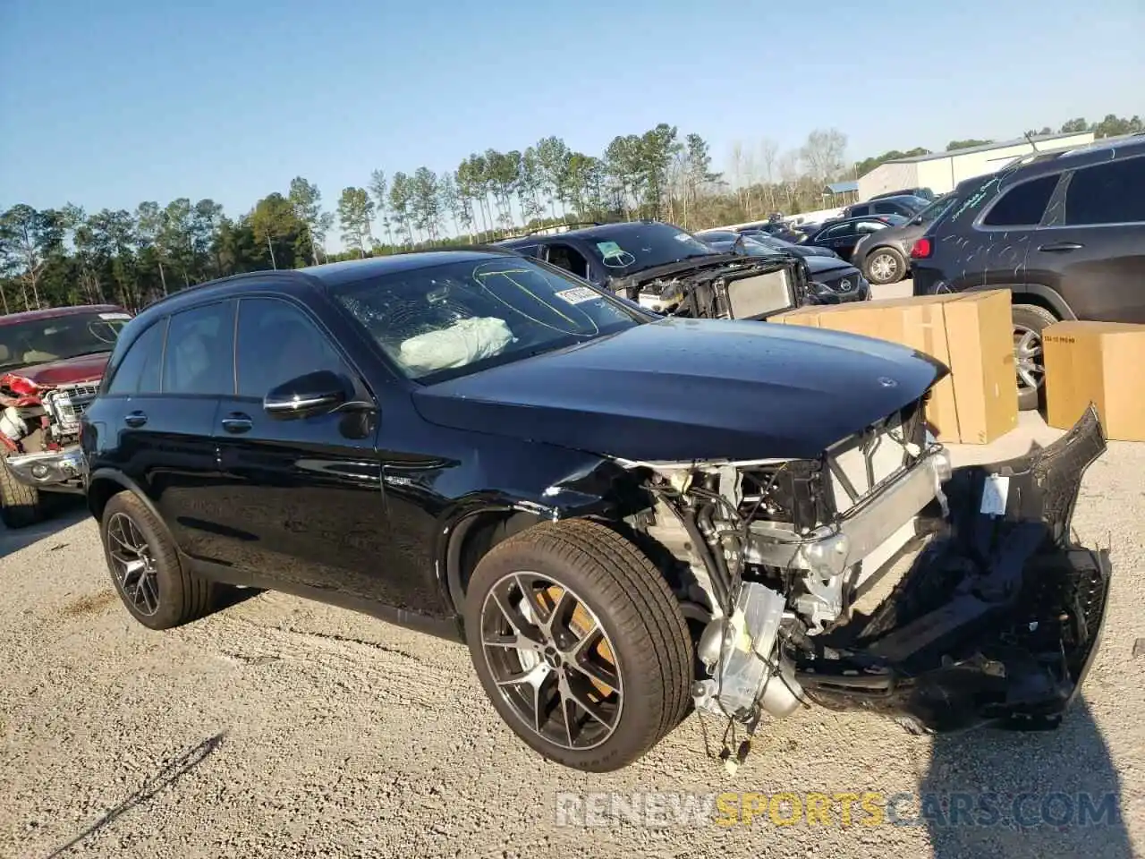 1 Photograph of a damaged car W1N0G6EB3MF949806 MERCEDES-BENZ GLC-CLASS 2021