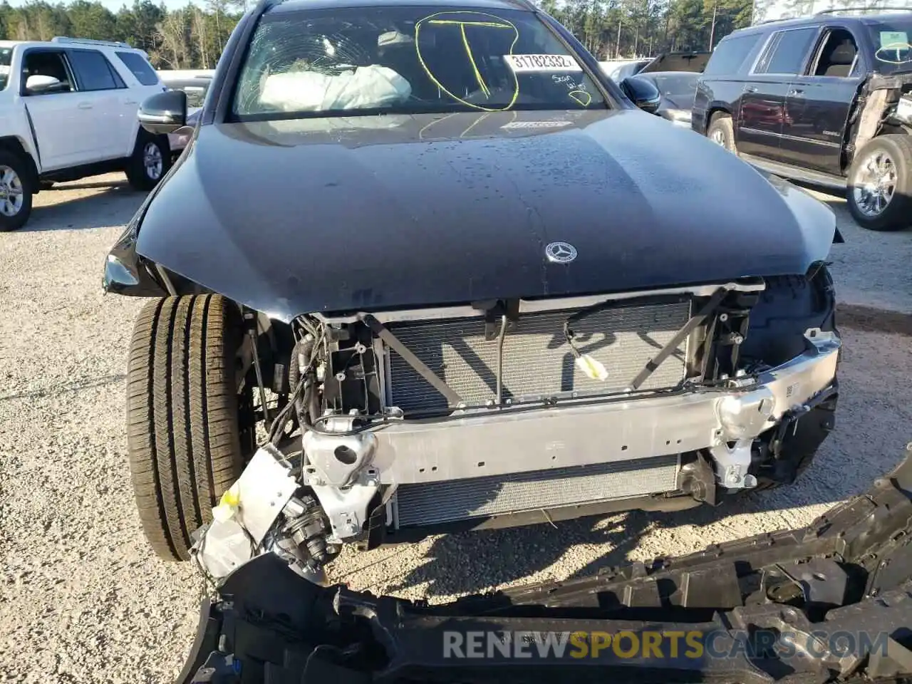 9 Photograph of a damaged car W1N0G6EB3MF949806 MERCEDES-BENZ GLC-CLASS 2021