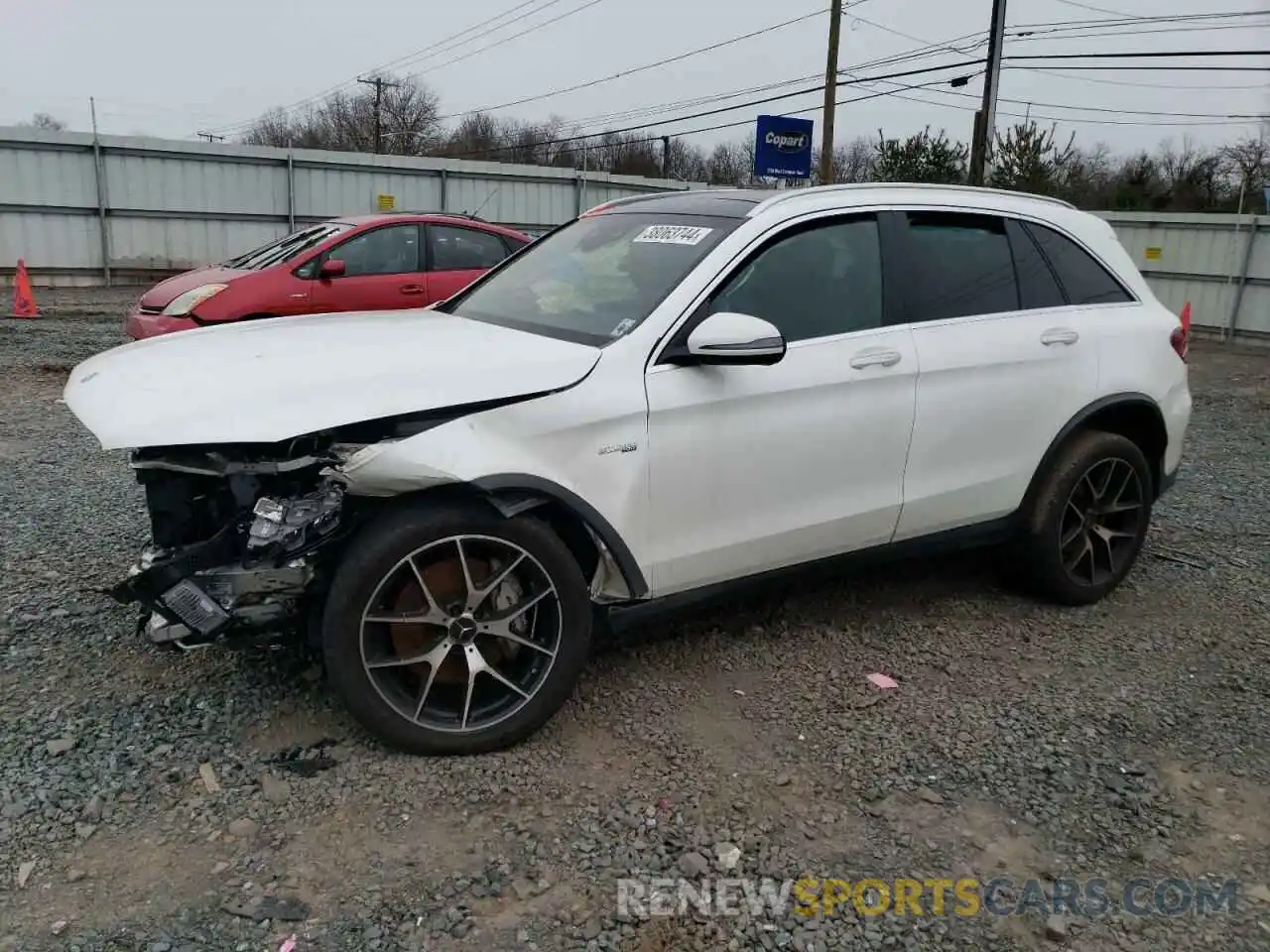 1 Photograph of a damaged car W1N0G6EB4MF946526 MERCEDES-BENZ GLC-CLASS 2021