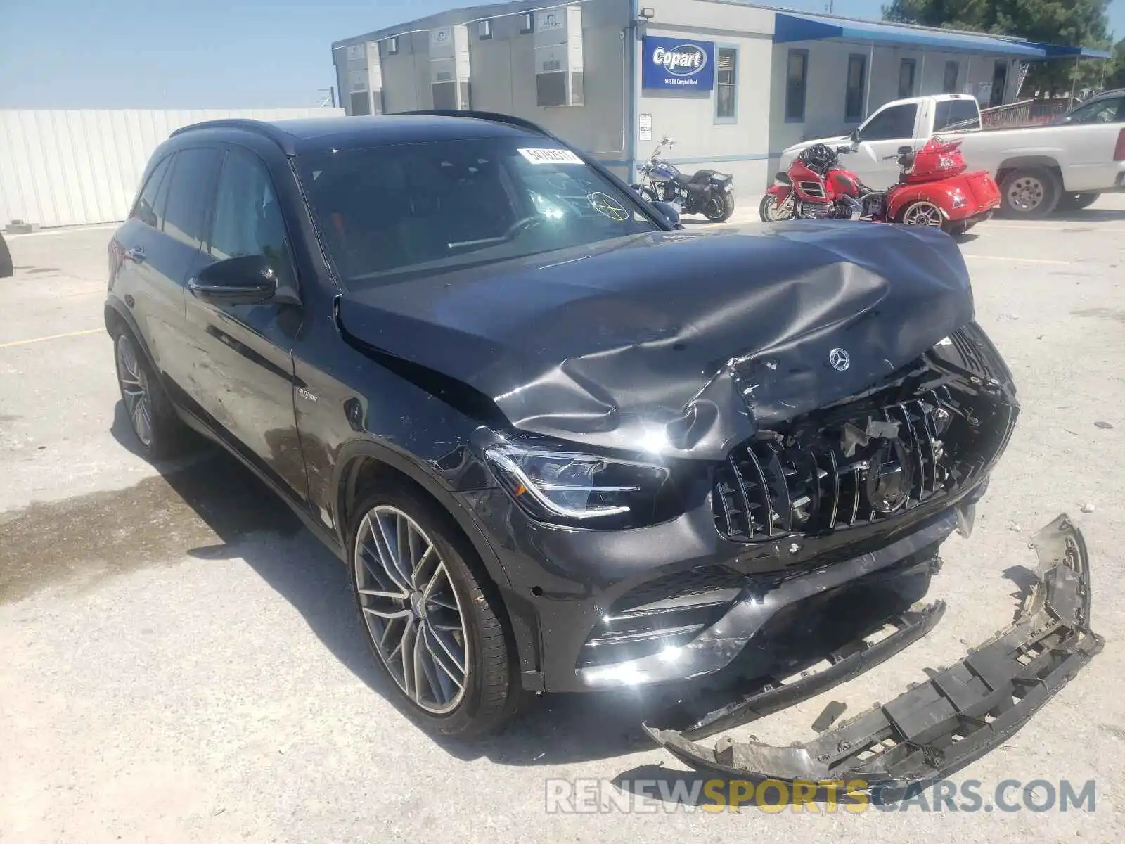 1 Photograph of a damaged car W1N0G6EB5MF923157 MERCEDES-BENZ GLC-CLASS 2021