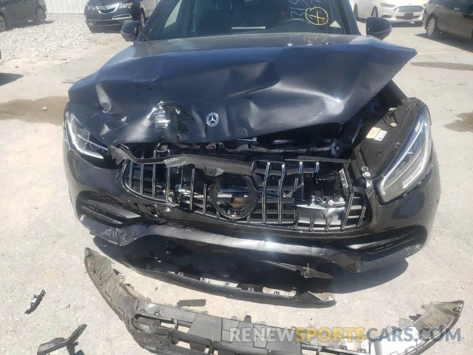 9 Photograph of a damaged car W1N0G6EB5MF923157 MERCEDES-BENZ GLC-CLASS 2021