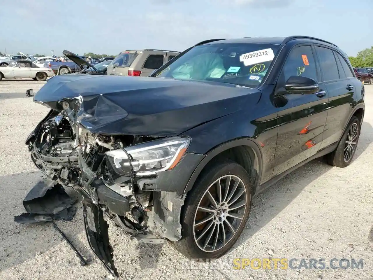 2 Photograph of a damaged car W1N0G8DB0MV264326 MERCEDES-BENZ GLC-CLASS 2021