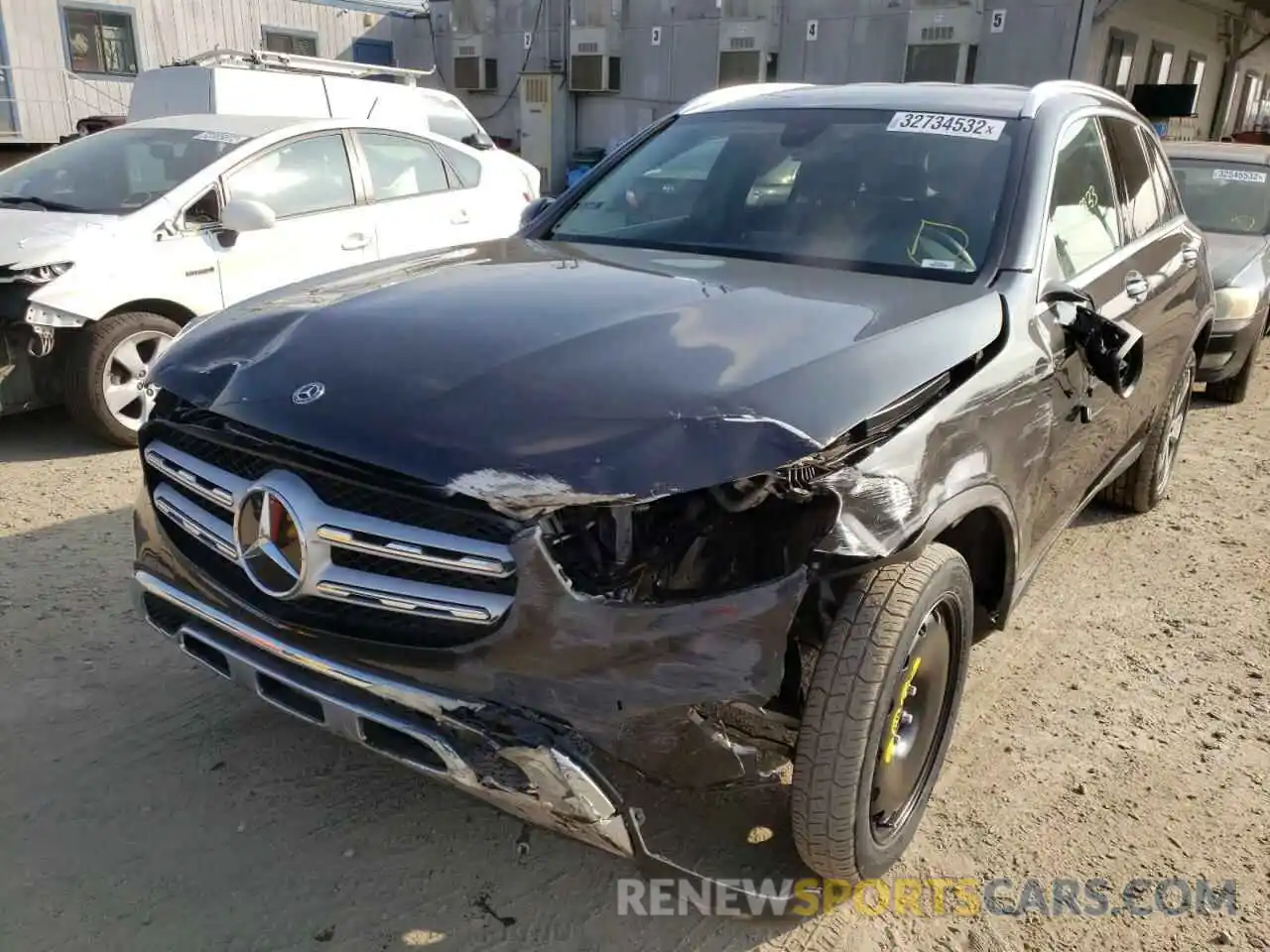 2 Photograph of a damaged car W1N0G8DB0MV264469 MERCEDES-BENZ GLC-CLASS 2021