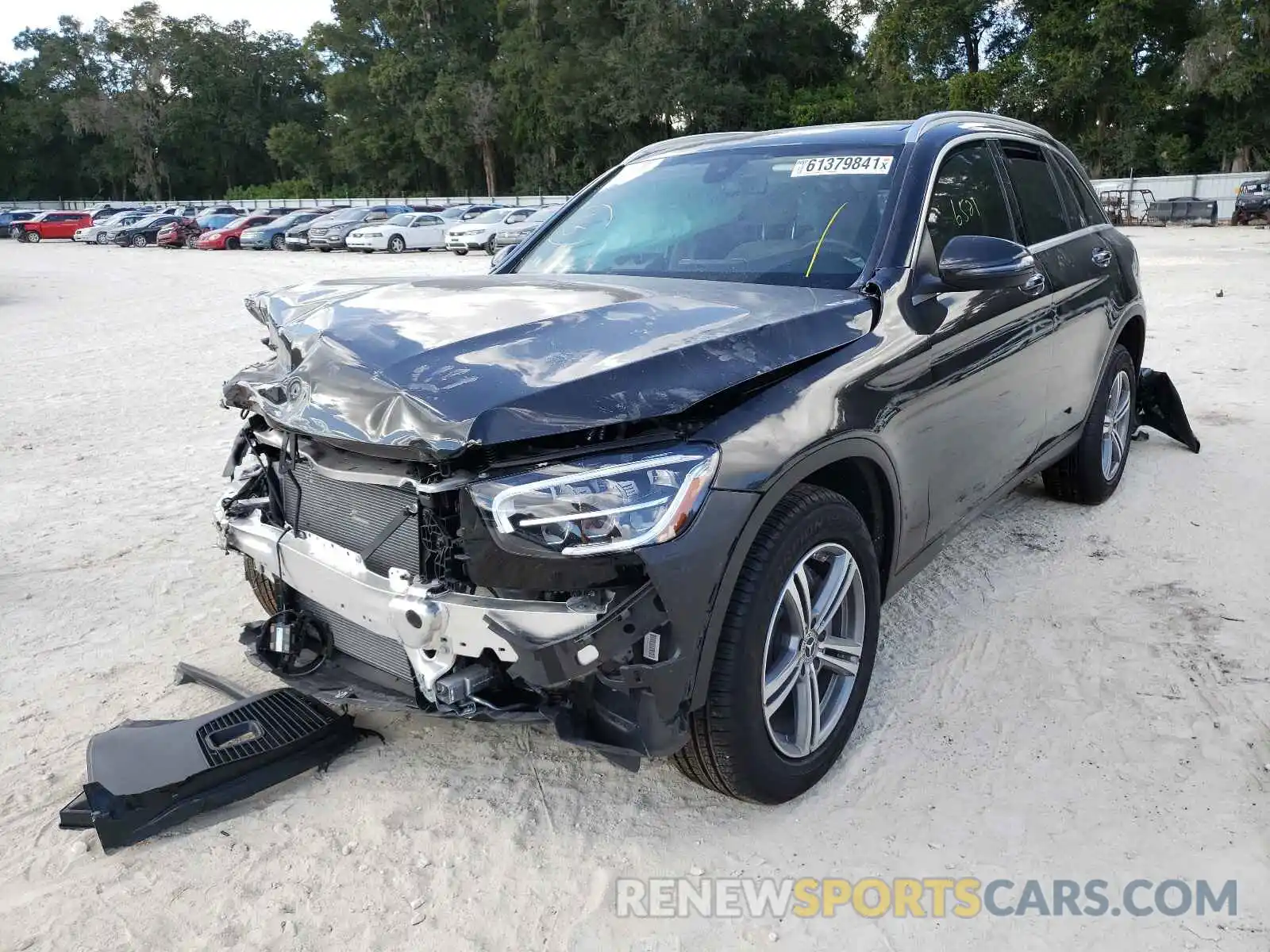 2 Photograph of a damaged car W1N0G8DB0MV264729 MERCEDES-BENZ GLC-CLASS 2021