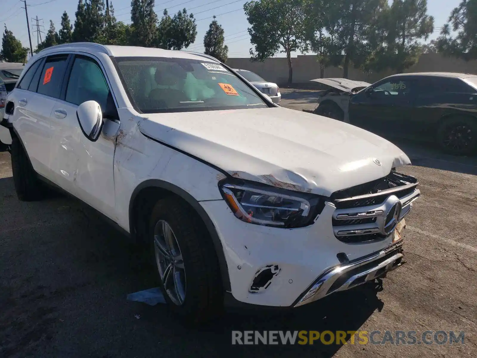 1 Photograph of a damaged car W1N0G8DB0MV270014 MERCEDES-BENZ GLC-CLASS 2021