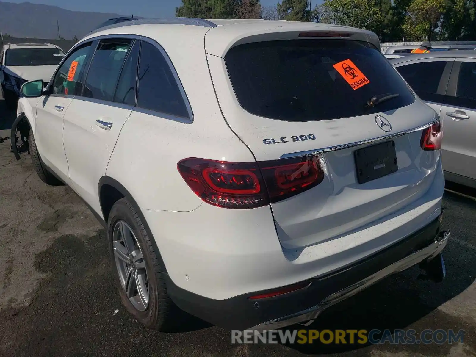 3 Photograph of a damaged car W1N0G8DB0MV270014 MERCEDES-BENZ GLC-CLASS 2021