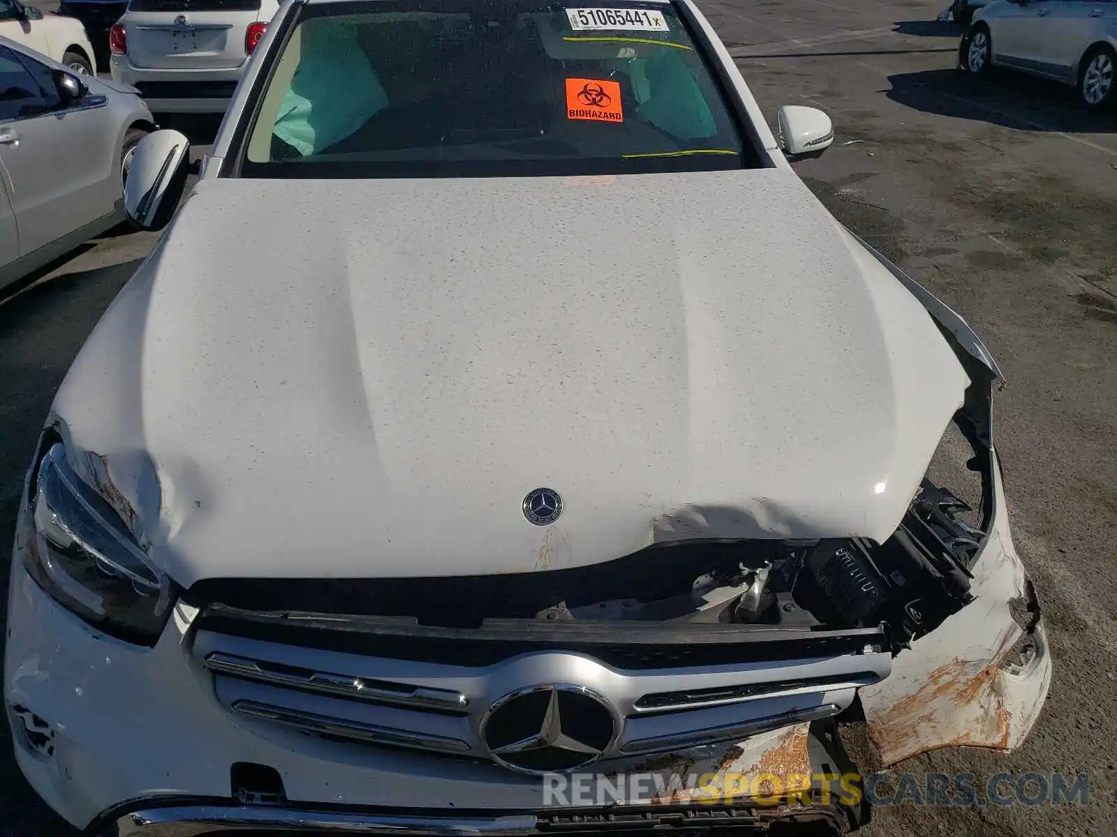 9 Photograph of a damaged car W1N0G8DB0MV270014 MERCEDES-BENZ GLC-CLASS 2021