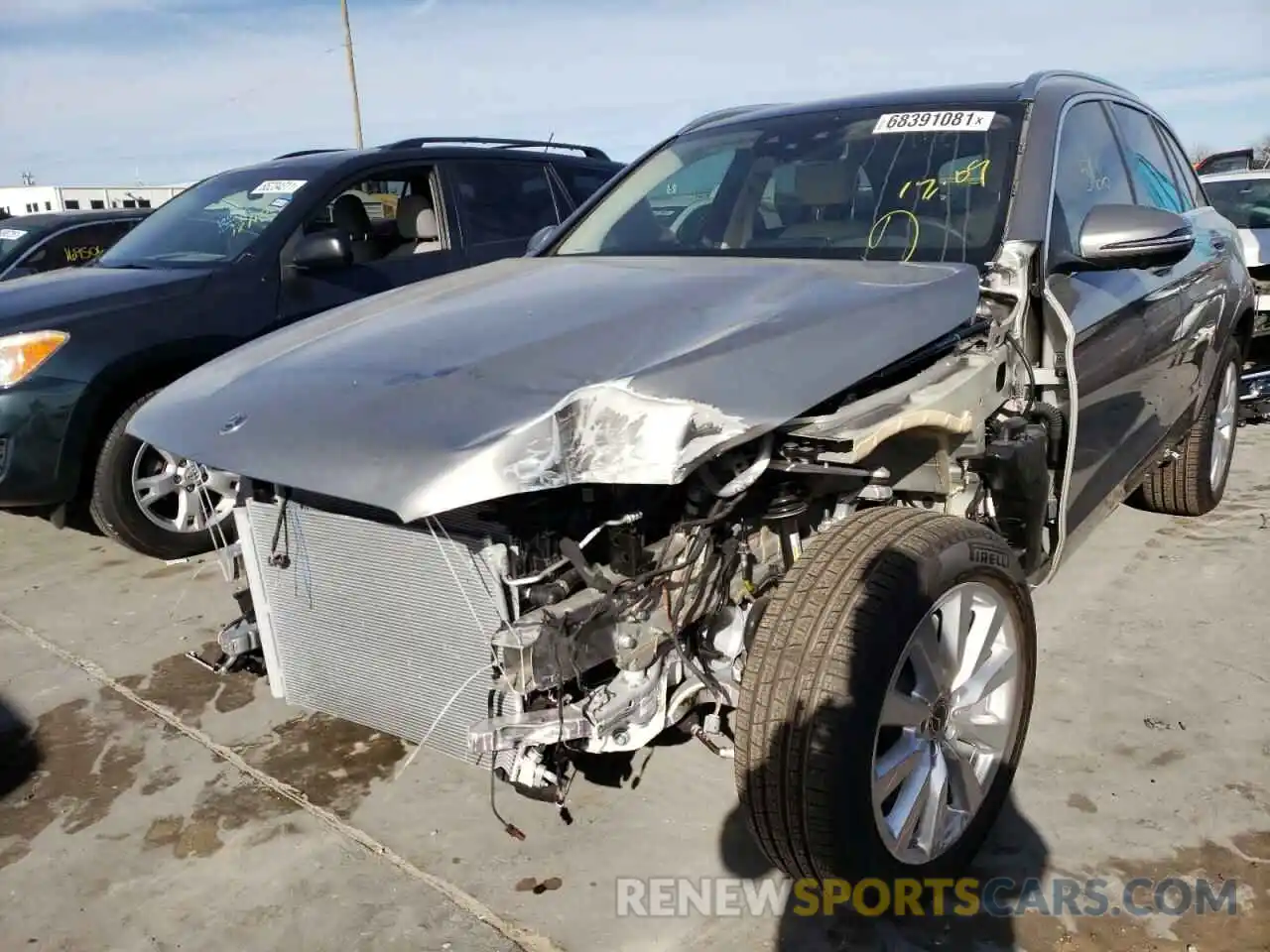 2 Photograph of a damaged car W1N0G8DB0MV317493 MERCEDES-BENZ GLC-CLASS 2021