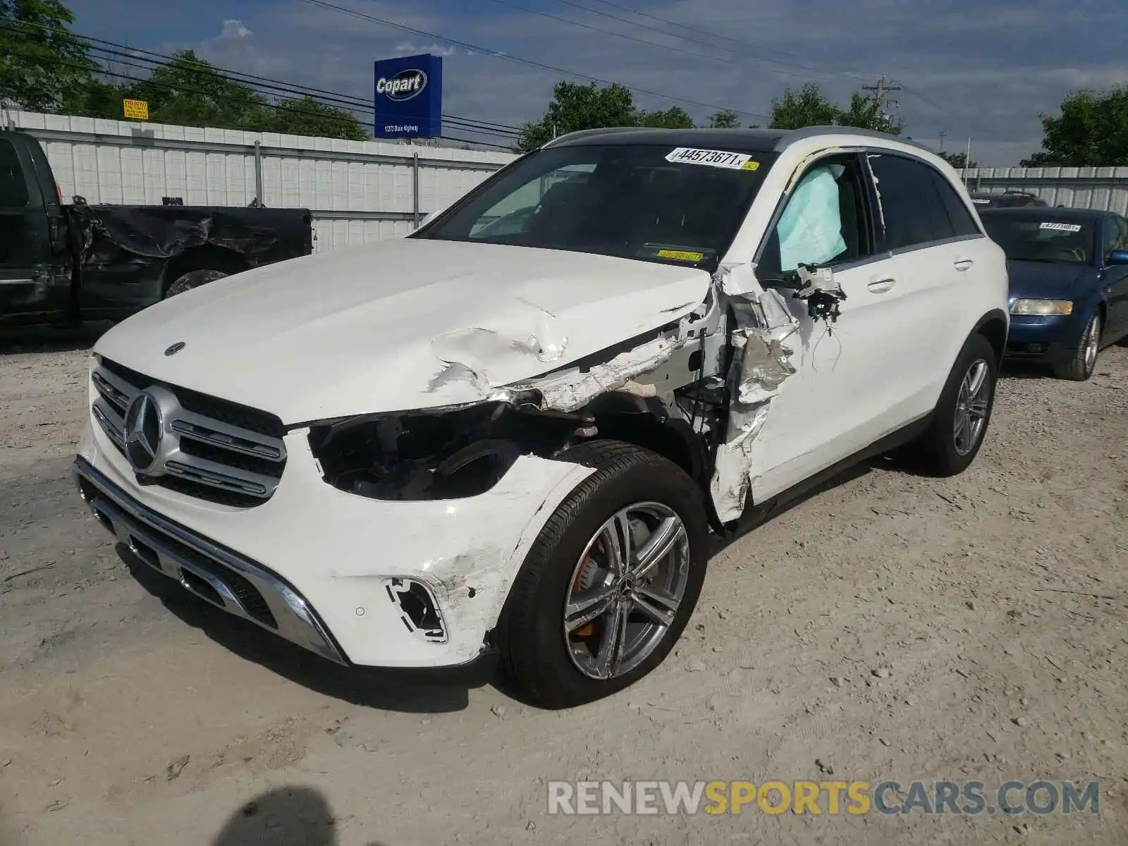 2 Photograph of a damaged car W1N0G8DB1MF891420 MERCEDES-BENZ GLC-CLASS 2021