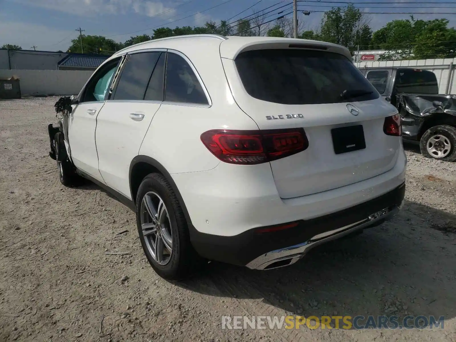 3 Photograph of a damaged car W1N0G8DB1MF891420 MERCEDES-BENZ GLC-CLASS 2021