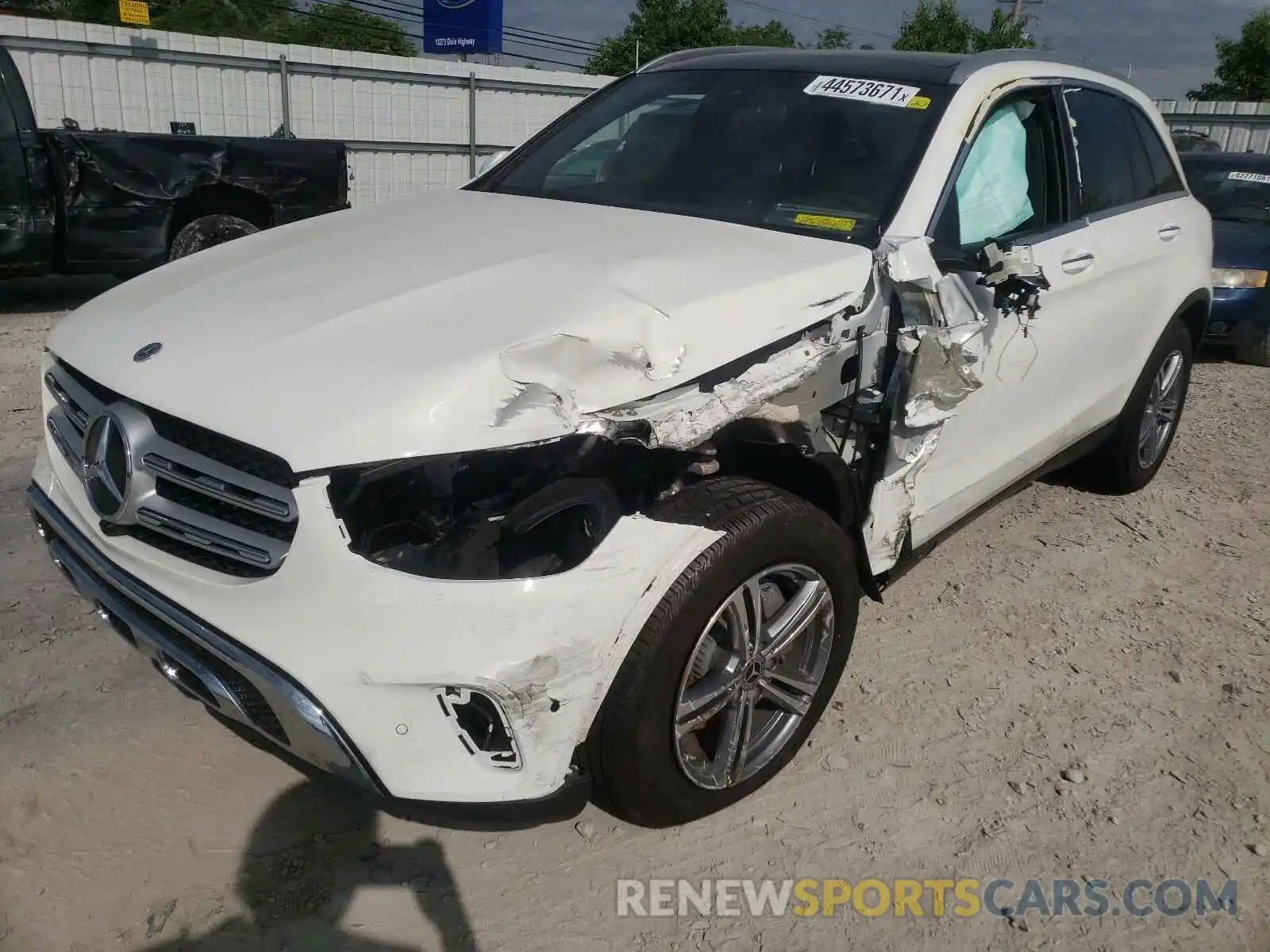 9 Photograph of a damaged car W1N0G8DB1MF891420 MERCEDES-BENZ GLC-CLASS 2021