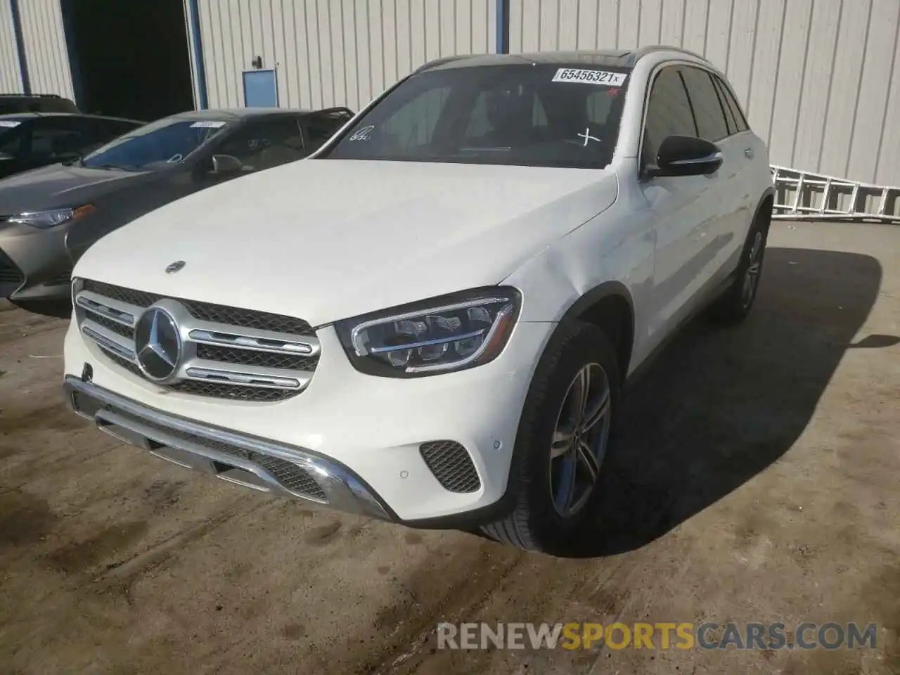 2 Photograph of a damaged car W1N0G8DB1MF902013 MERCEDES-BENZ GLC-CLASS 2021