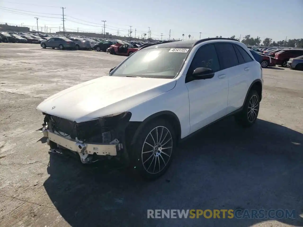 2 Photograph of a damaged car W1N0G8DB1MF927929 MERCEDES-BENZ GLC-CLASS 2021