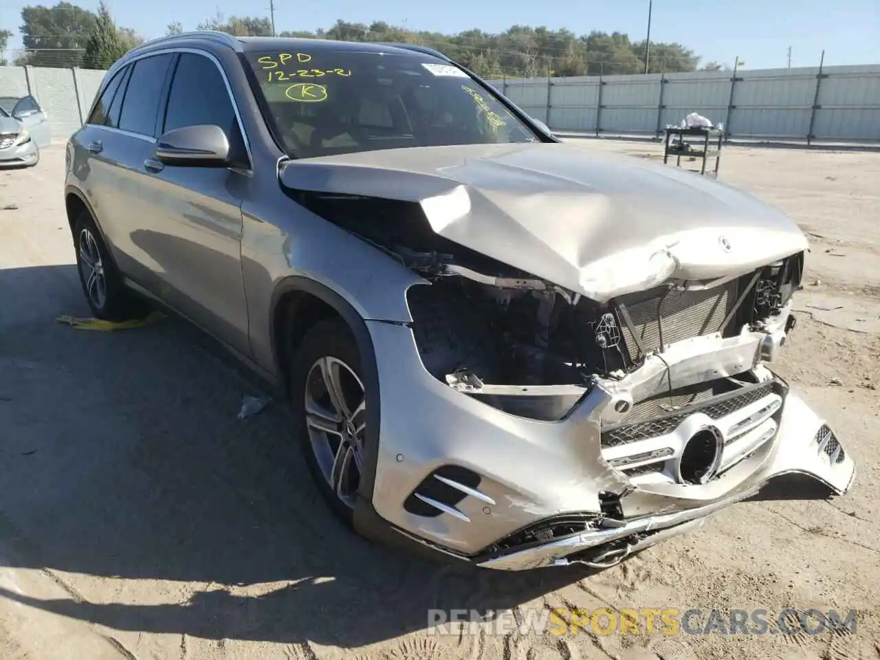 1 Photograph of a damaged car W1N0G8DB1MF937764 MERCEDES-BENZ GLC-CLASS 2021