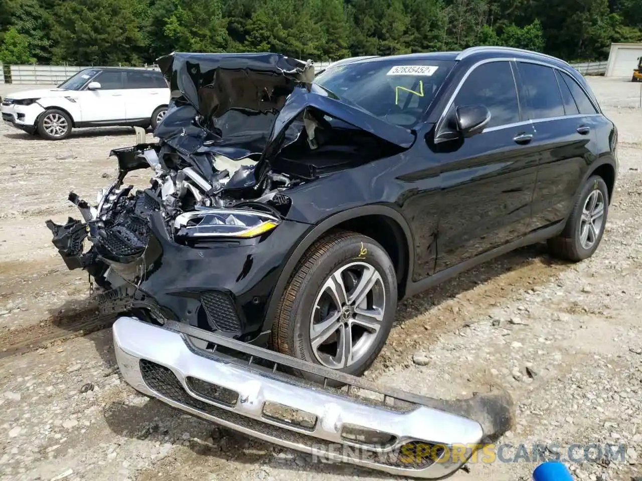 2 Photograph of a damaged car W1N0G8DB1MF963006 MERCEDES-BENZ GLC-CLASS 2021