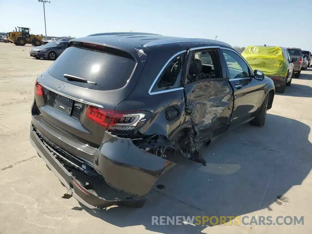 3 Photograph of a damaged car W1N0G8DB1MV274864 MERCEDES-BENZ GLC-CLASS 2021