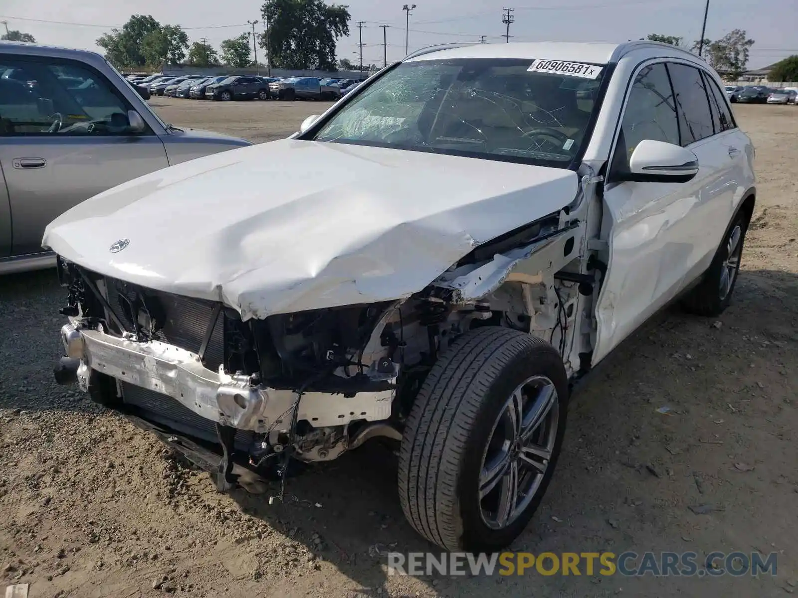 2 Photograph of a damaged car W1N0G8DB1MV306762 MERCEDES-BENZ GLC-CLASS 2021