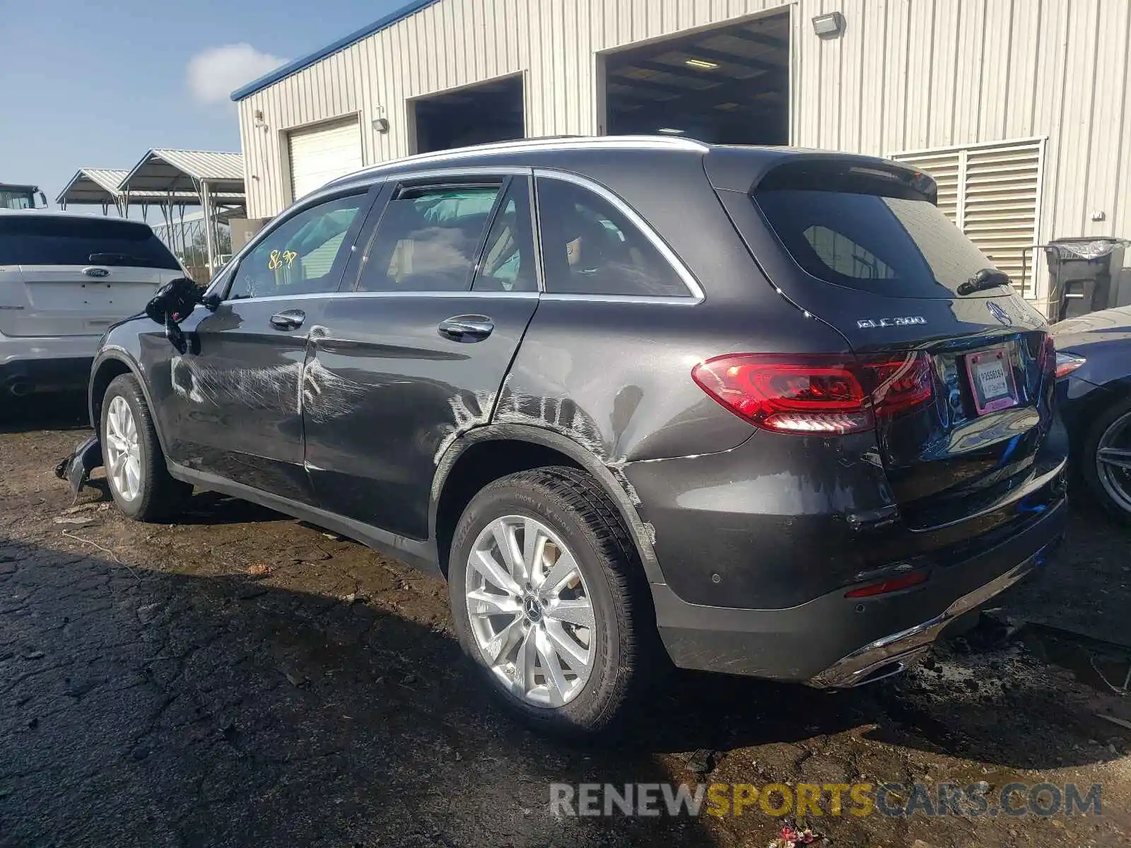 3 Photograph of a damaged car W1N0G8DB2MF870124 MERCEDES-BENZ GLC-CLASS 2021