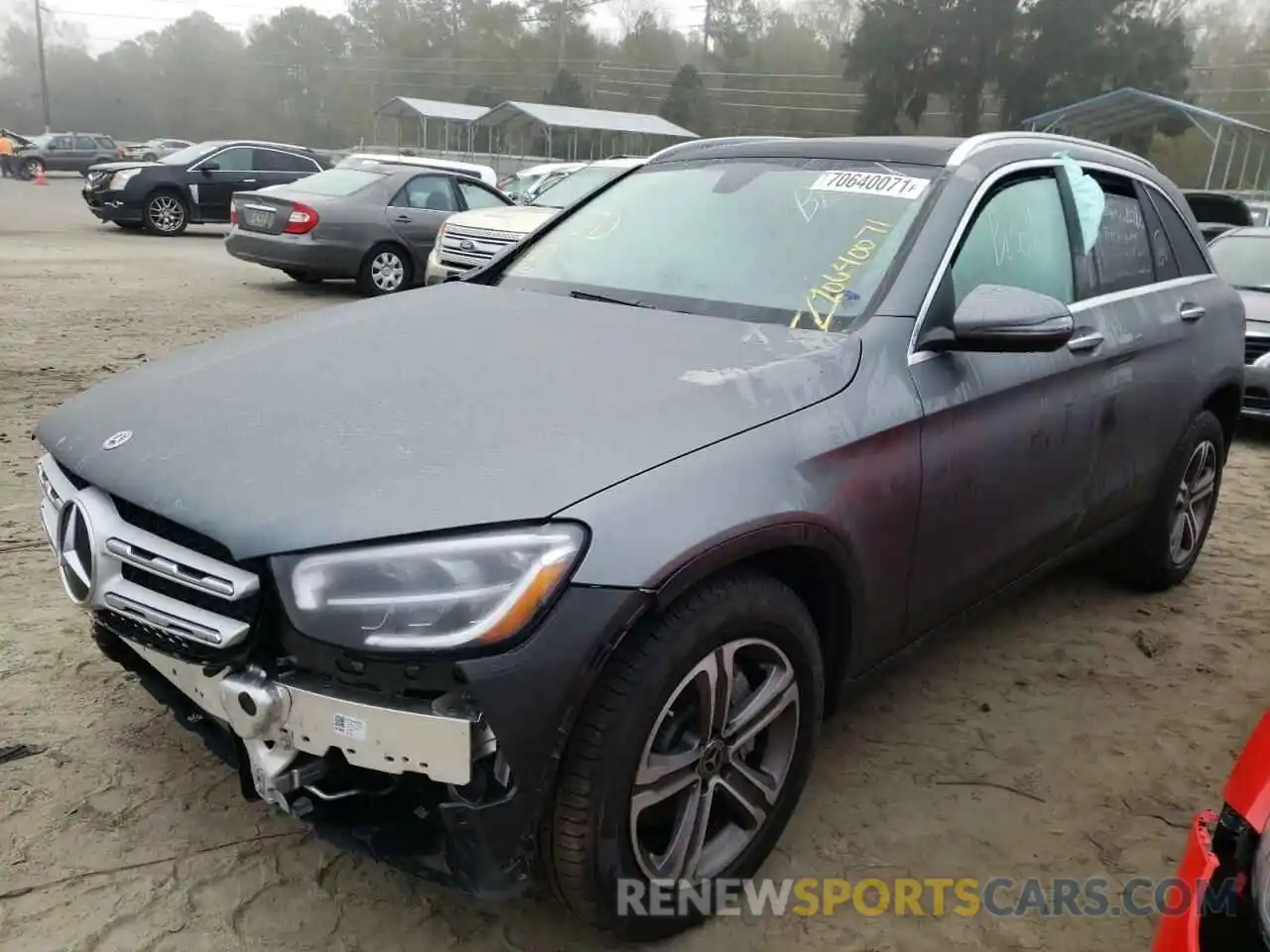 2 Photograph of a damaged car W1N0G8DB2MF915692 MERCEDES-BENZ GLC-CLASS 2021