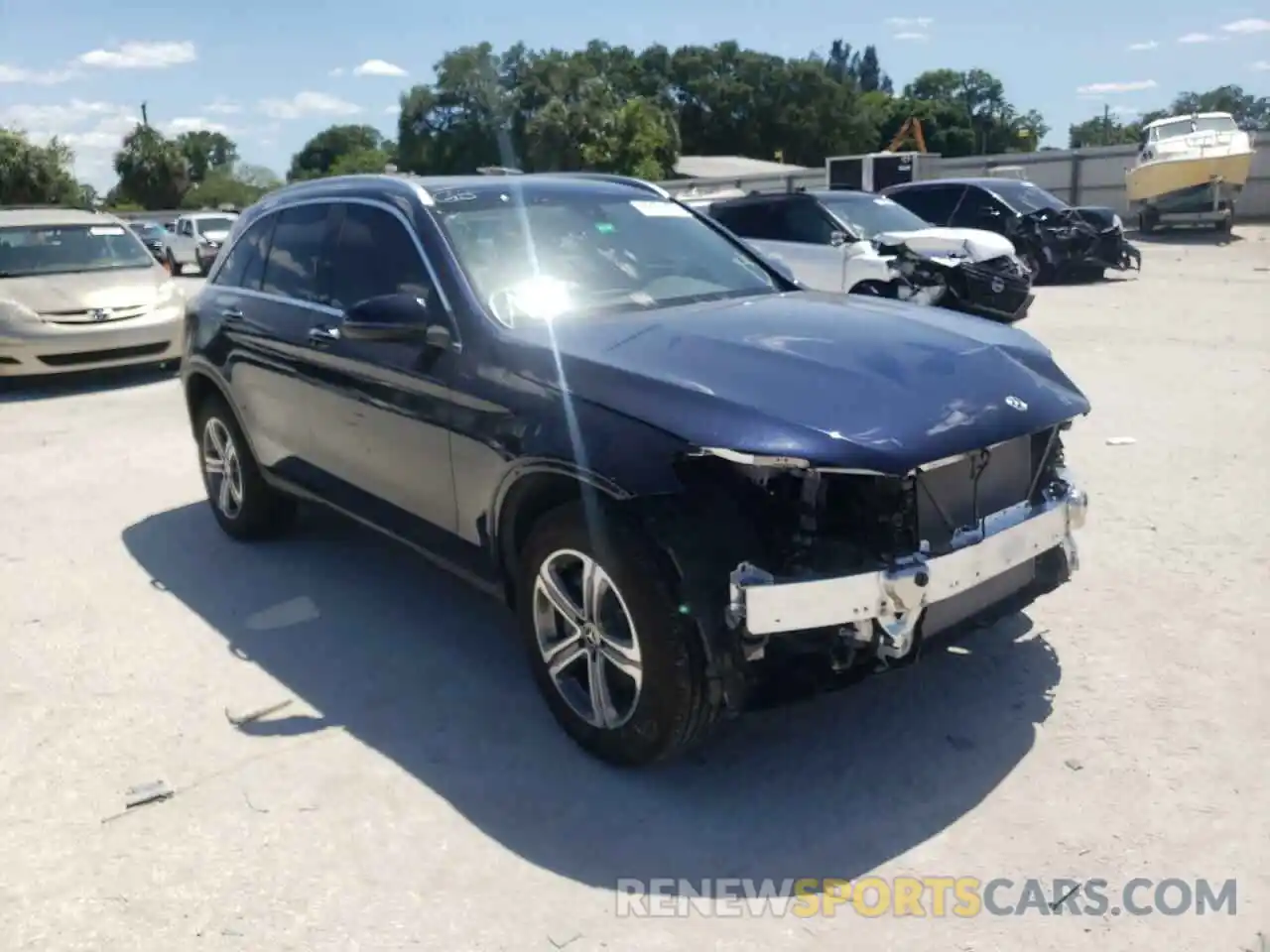 1 Photograph of a damaged car W1N0G8DB2MG008743 MERCEDES-BENZ GLC-CLASS 2021