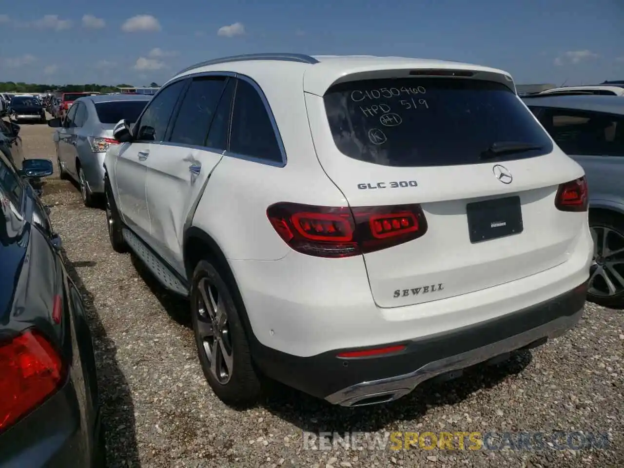 3 Photograph of a damaged car W1N0G8DB2MV266014 MERCEDES-BENZ GLC-CLASS 2021