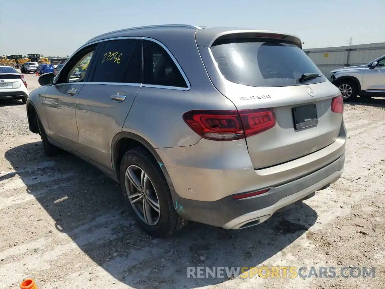 3 Photograph of a damaged car W1N0G8DB2MV267728 MERCEDES-BENZ GLC-CLASS 2021