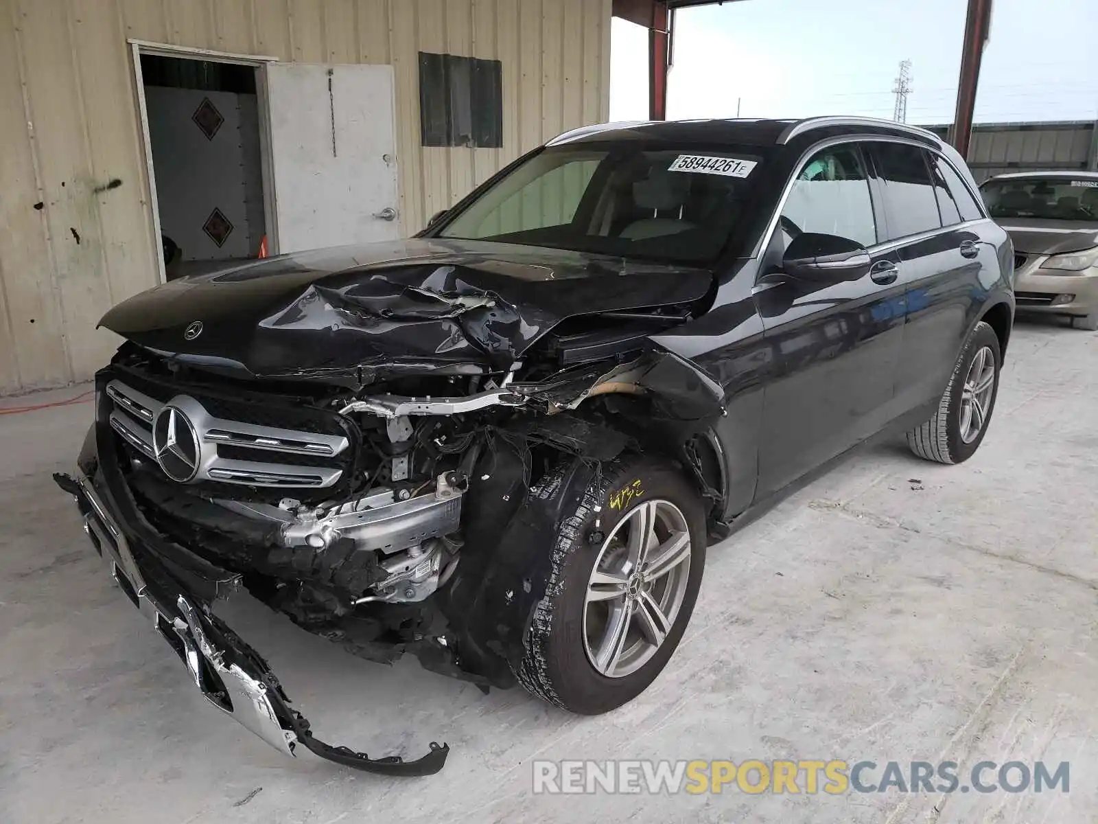 2 Photograph of a damaged car W1N0G8DB2MV268295 MERCEDES-BENZ GLC-CLASS 2021