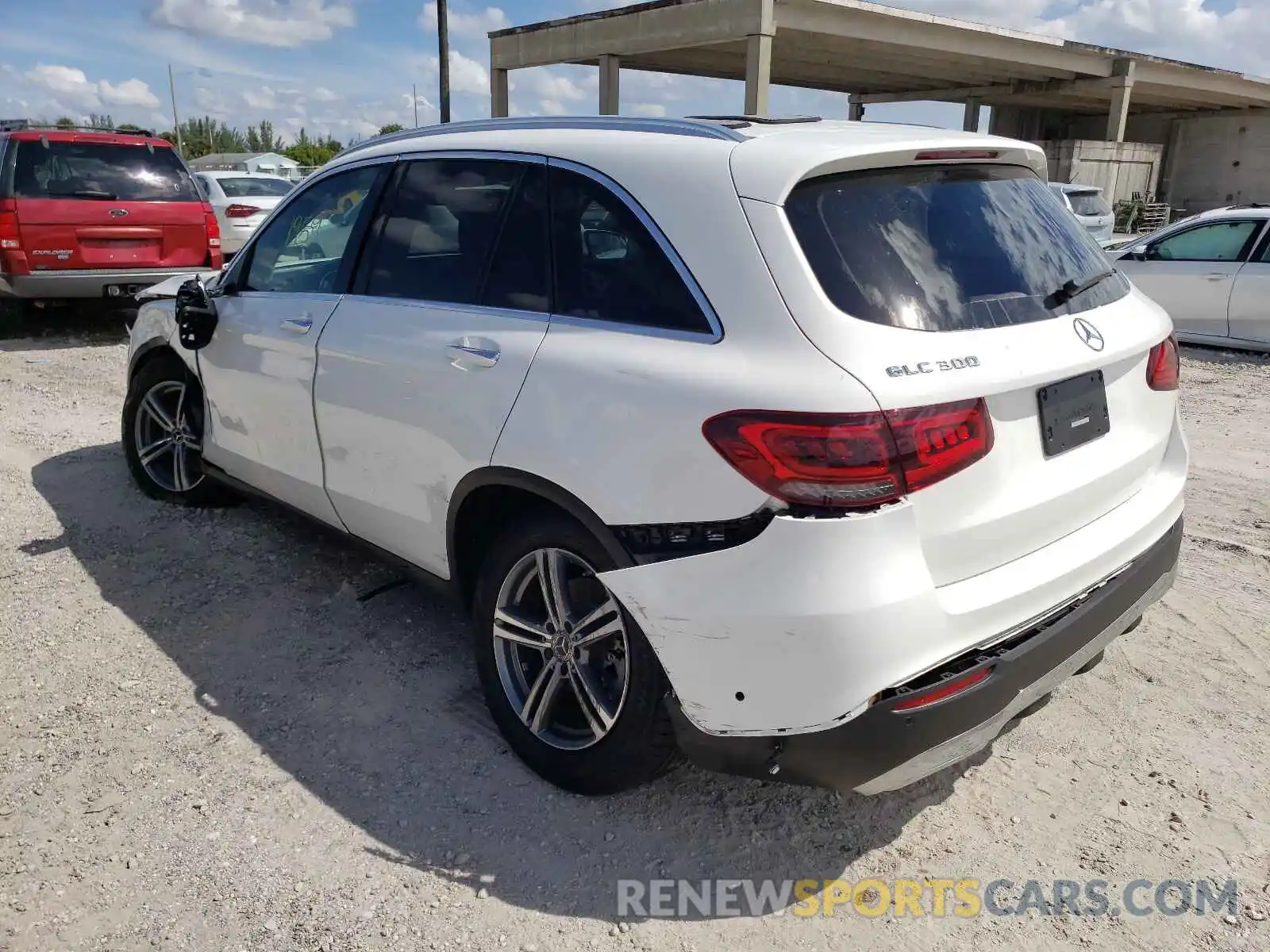 3 Photograph of a damaged car W1N0G8DB2MV270239 MERCEDES-BENZ GLC-CLASS 2021