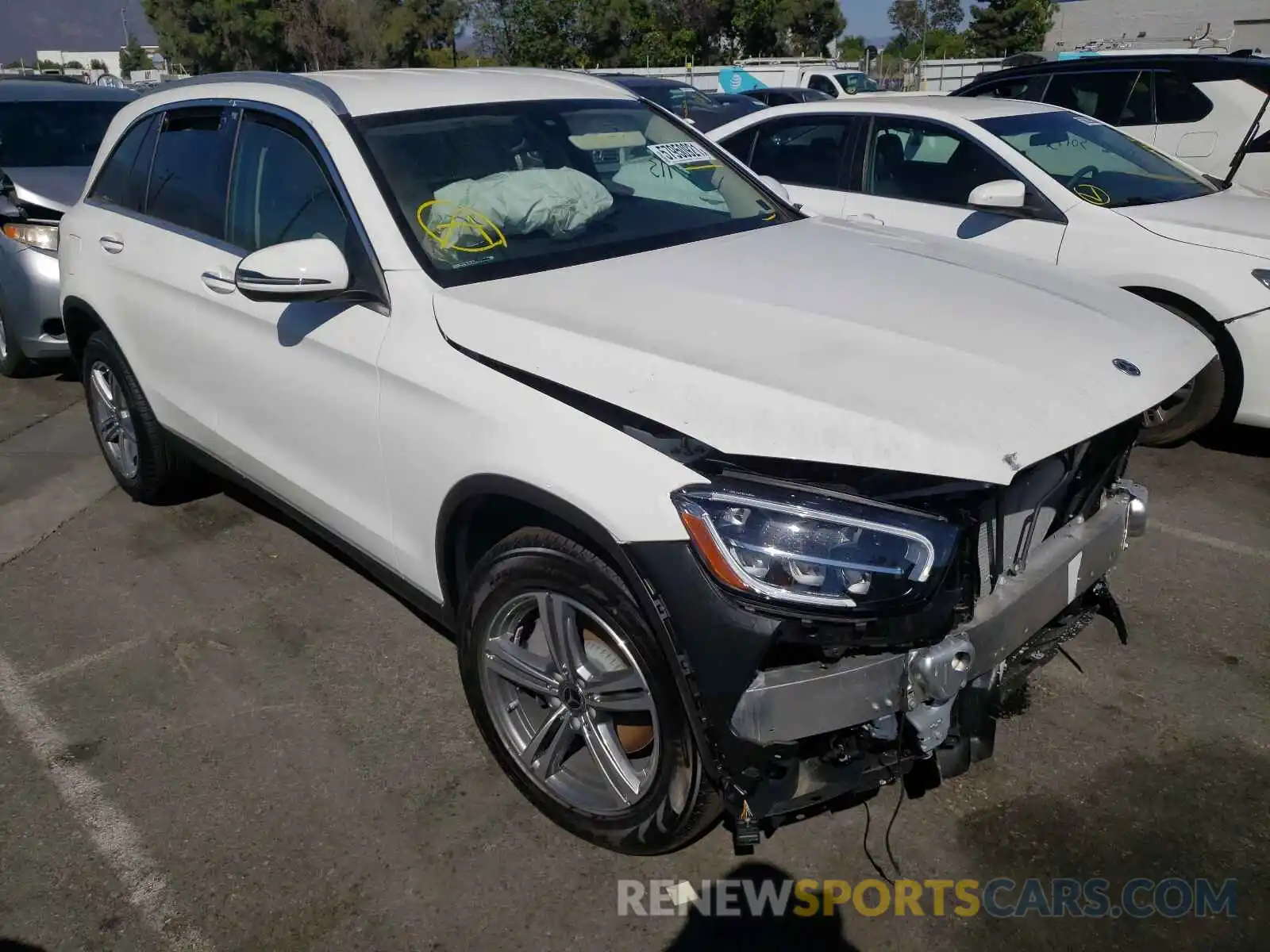 1 Photograph of a damaged car W1N0G8DB2MV307385 MERCEDES-BENZ GLC-CLASS 2021