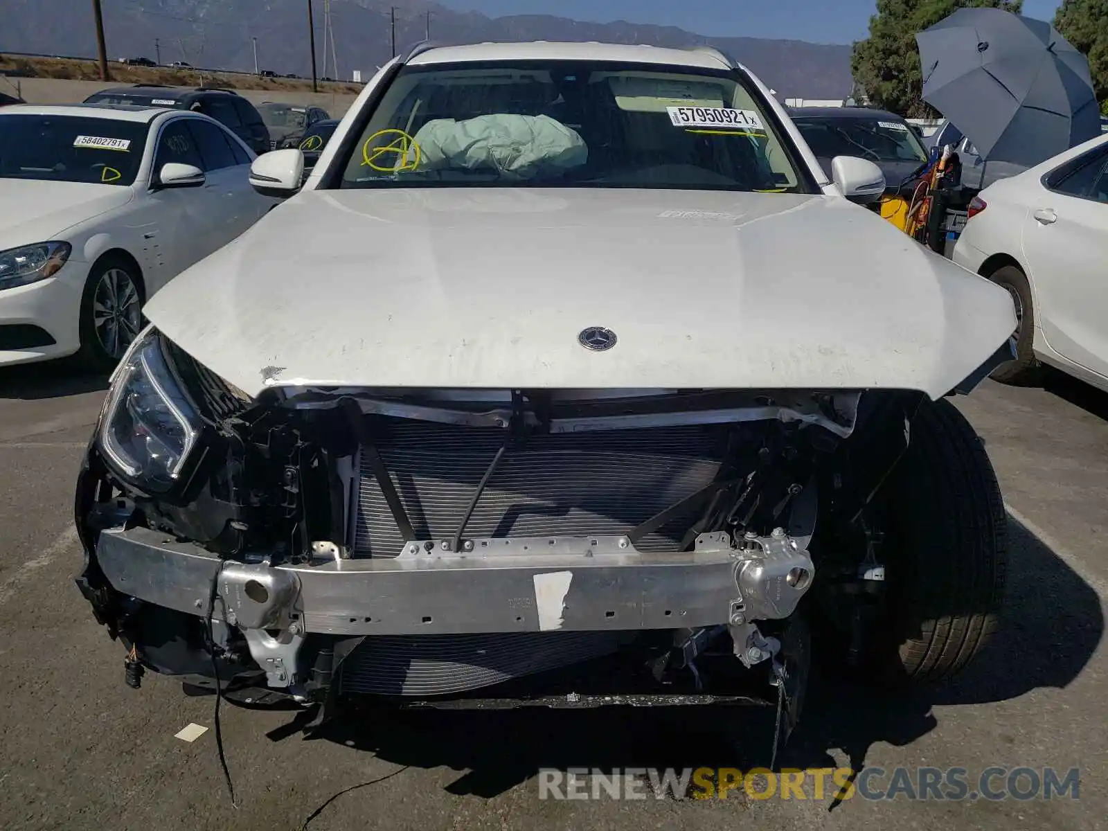 9 Photograph of a damaged car W1N0G8DB2MV307385 MERCEDES-BENZ GLC-CLASS 2021