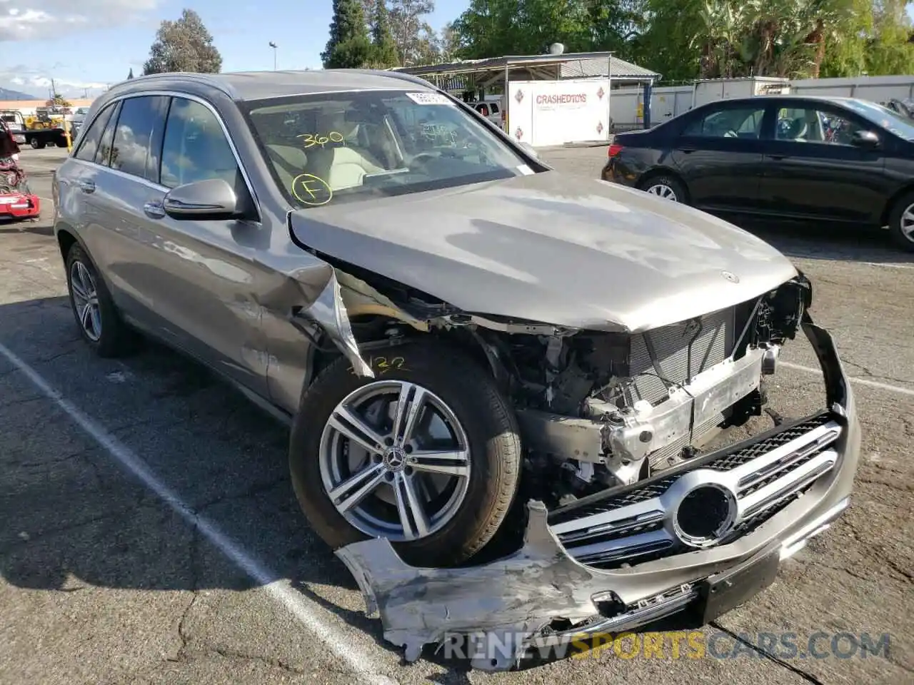 1 Photograph of a damaged car W1N0G8DB2MV313140 MERCEDES-BENZ GLC-CLASS 2021