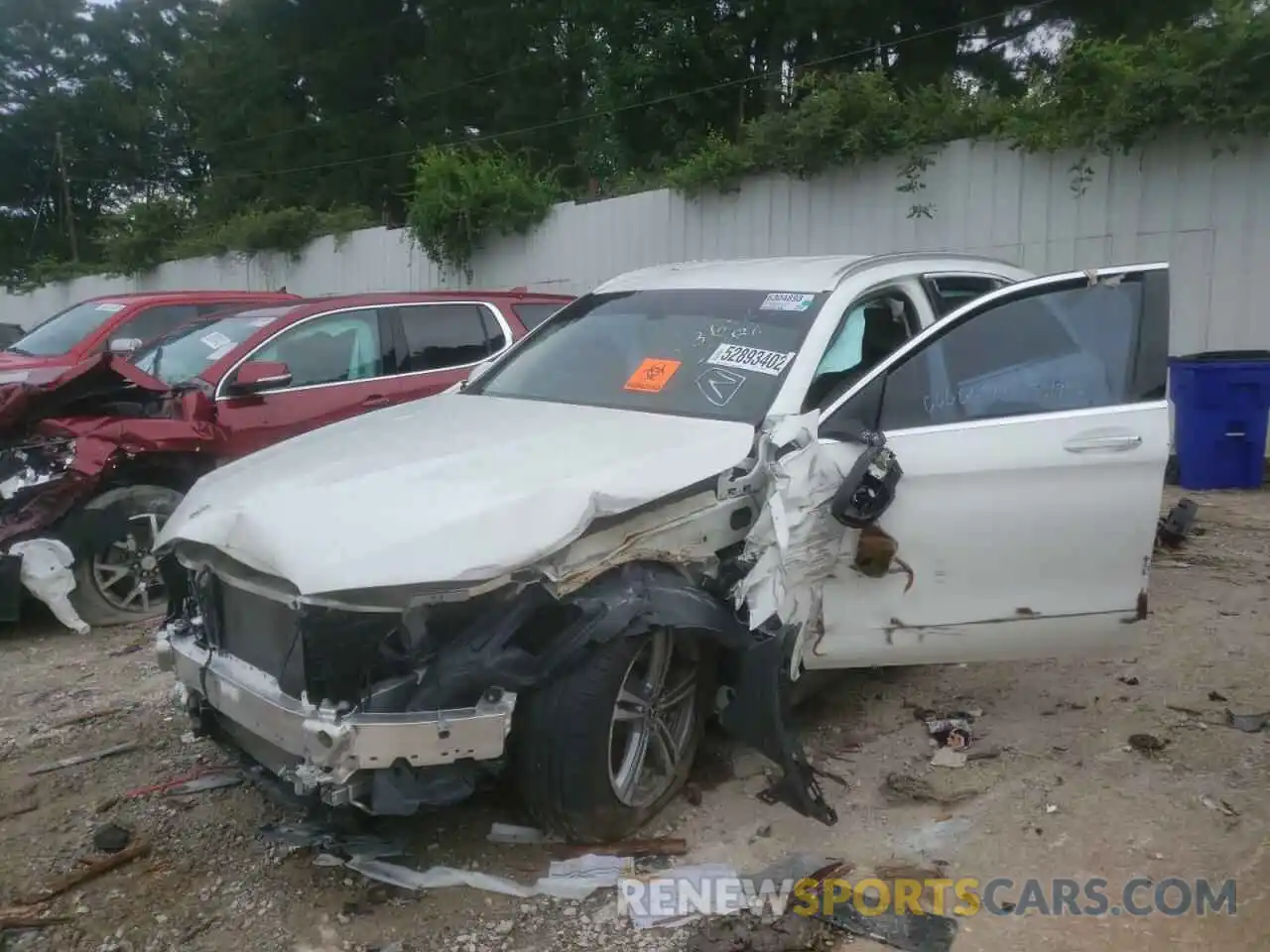 2 Photograph of a damaged car W1N0G8DB2MV314482 MERCEDES-BENZ GLC-CLASS 2021