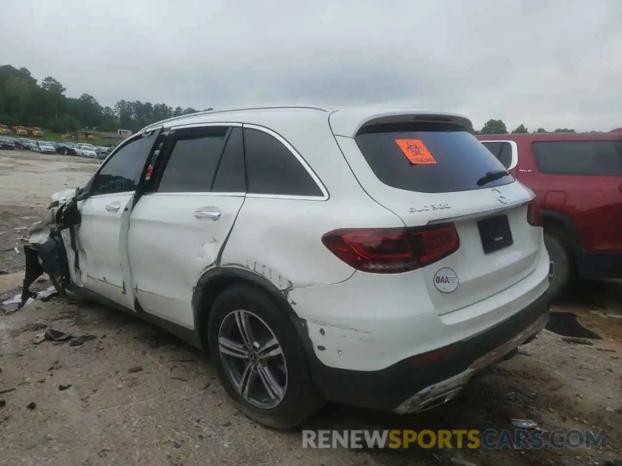 3 Photograph of a damaged car W1N0G8DB2MV314482 MERCEDES-BENZ GLC-CLASS 2021