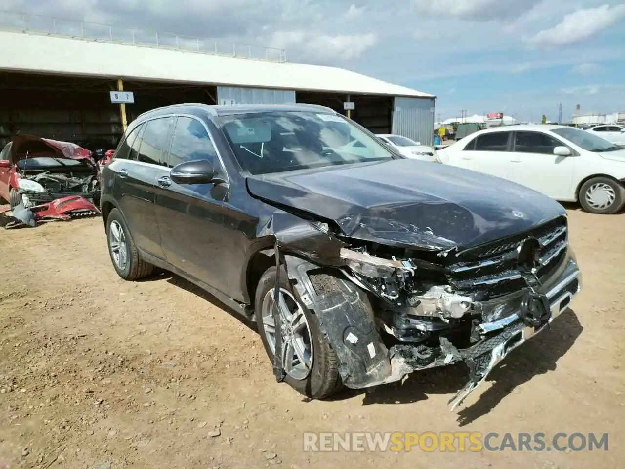 1 Photograph of a damaged car W1N0G8DB3MF879561 MERCEDES-BENZ GLC-CLASS 2021