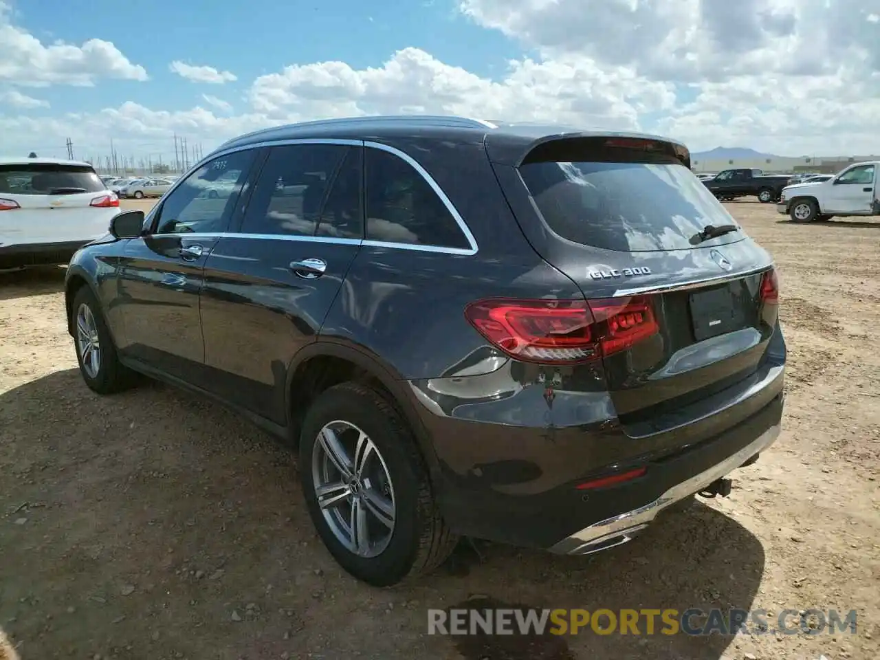 3 Photograph of a damaged car W1N0G8DB3MF879561 MERCEDES-BENZ GLC-CLASS 2021