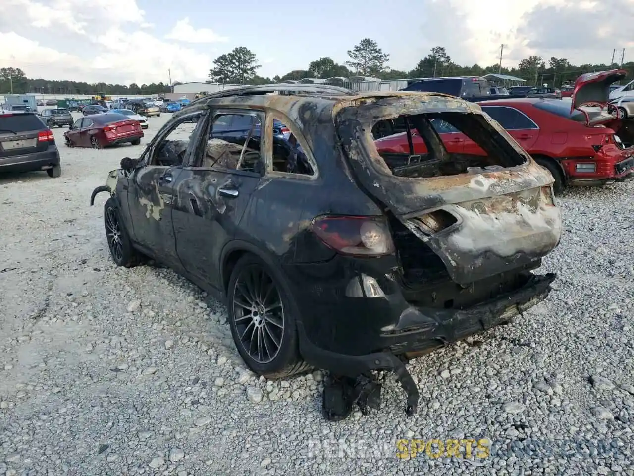 3 Photograph of a damaged car W1N0G8DB3MV265261 MERCEDES-BENZ GLC-CLASS 2021