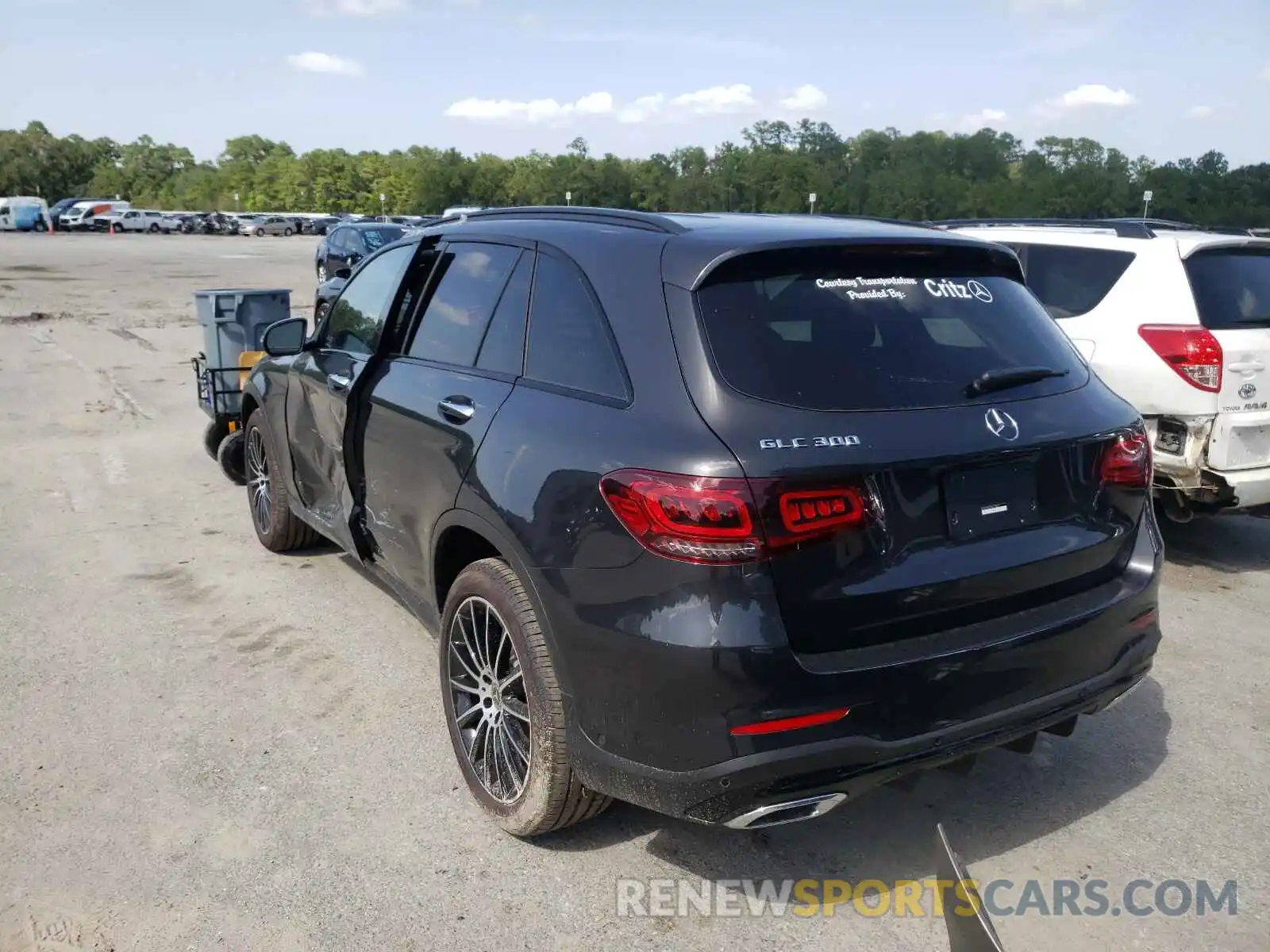 3 Photograph of a damaged car W1N0G8DB3MV296624 MERCEDES-BENZ GLC-CLASS 2021