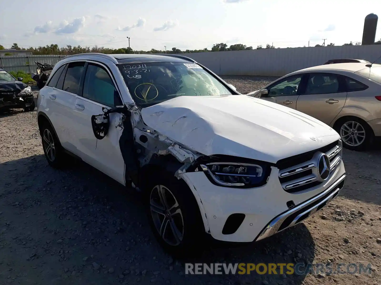 1 Photograph of a damaged car W1N0G8DB4MF869105 MERCEDES-BENZ GLC-CLASS 2021