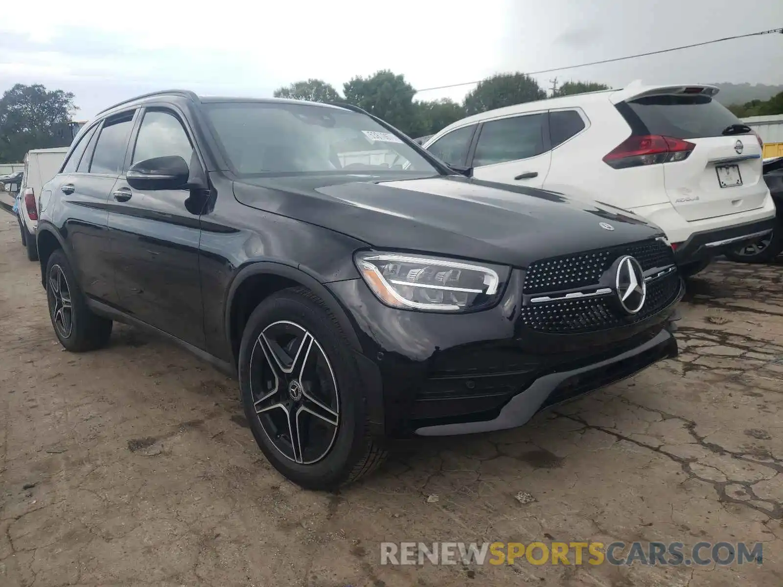 1 Photograph of a damaged car W1N0G8DB4MF917623 MERCEDES-BENZ GLC-CLASS 2021