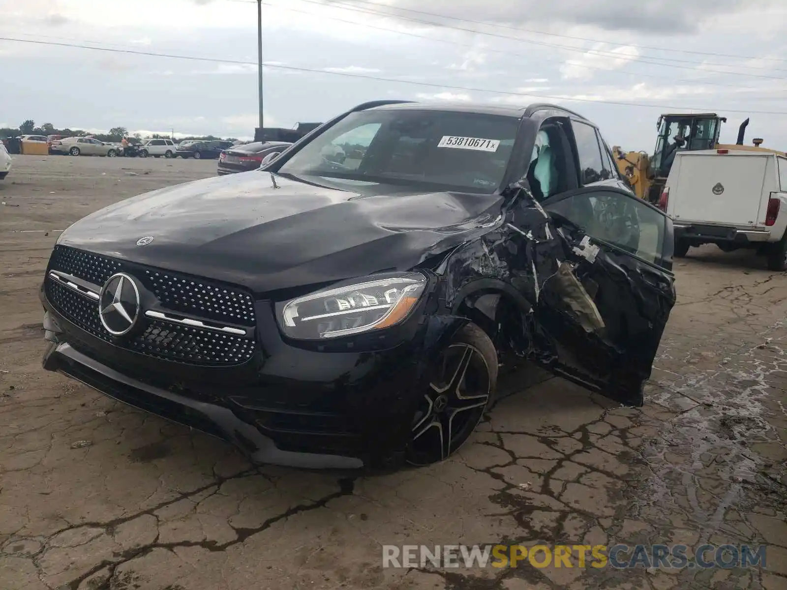 2 Photograph of a damaged car W1N0G8DB4MF917623 MERCEDES-BENZ GLC-CLASS 2021