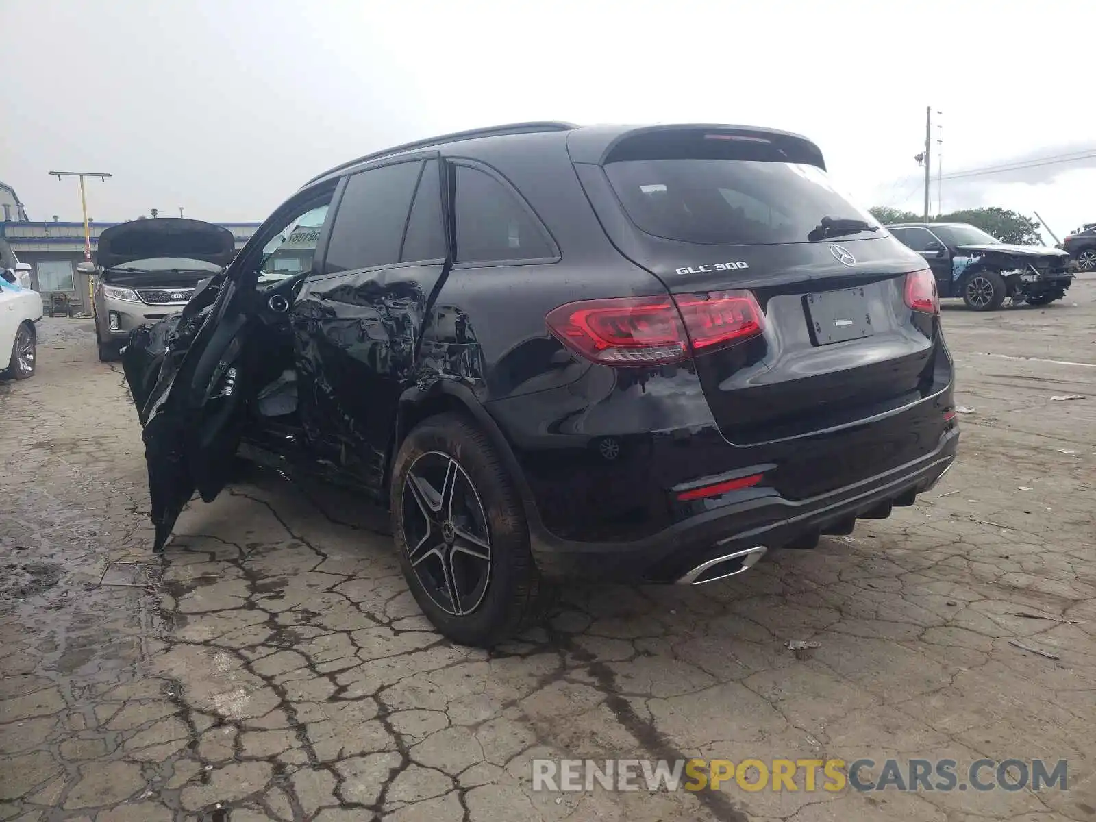 3 Photograph of a damaged car W1N0G8DB4MF917623 MERCEDES-BENZ GLC-CLASS 2021