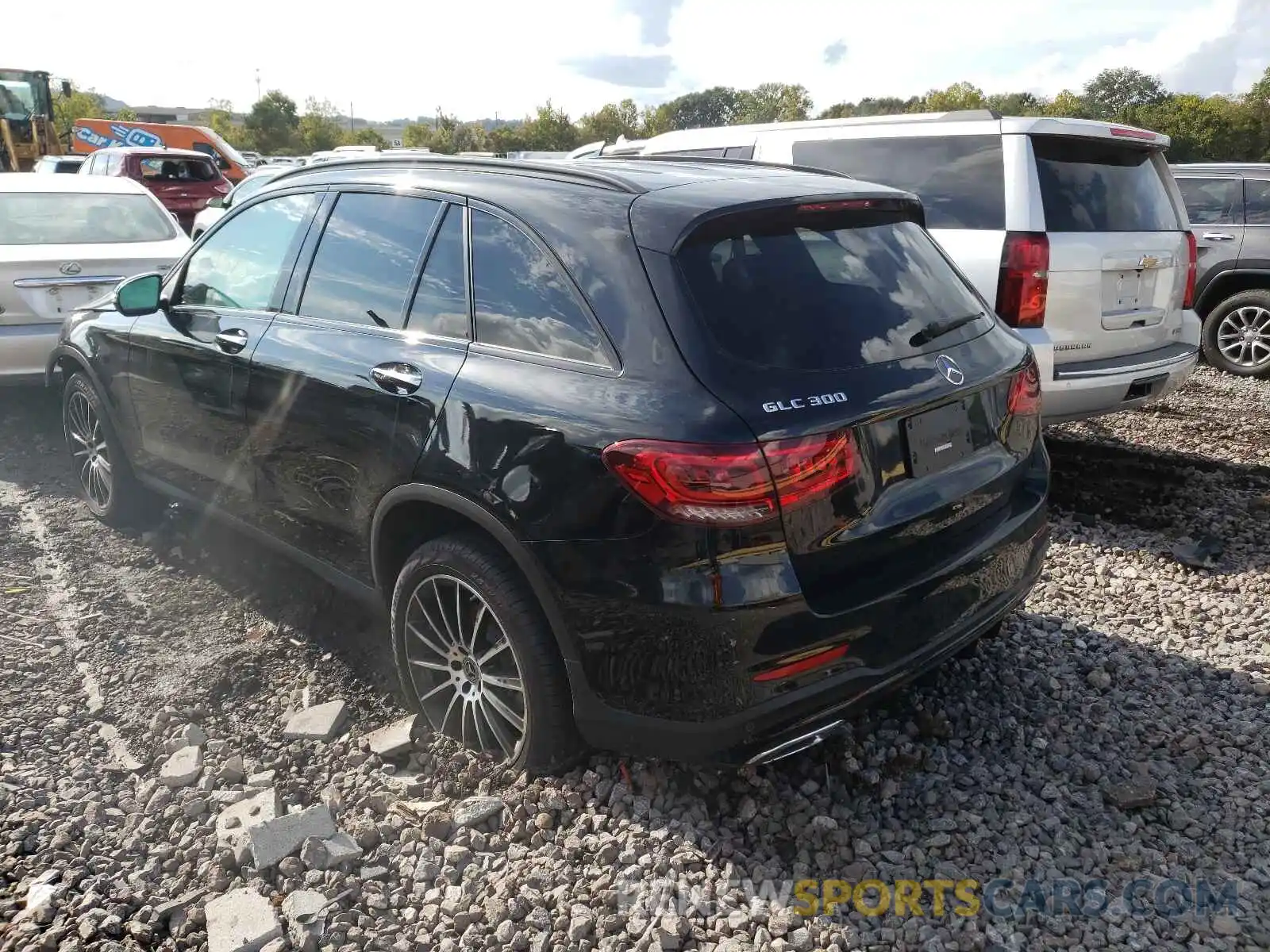 3 Photograph of a damaged car W1N0G8DB4MV266130 MERCEDES-BENZ GLC-CLASS 2021