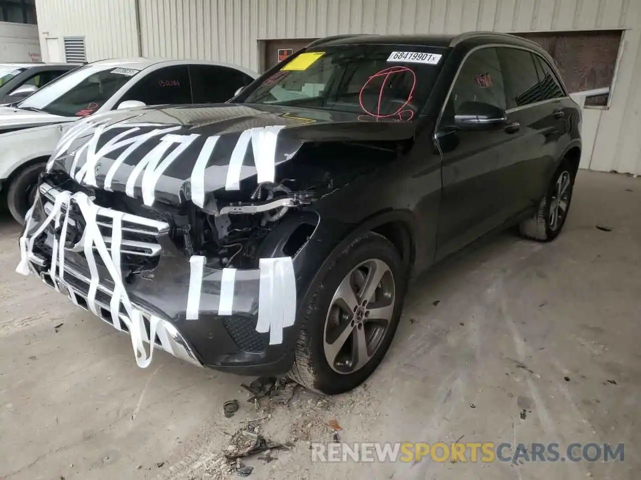 2 Photograph of a damaged car W1N0G8DB5MF934074 MERCEDES-BENZ GLC-CLASS 2021