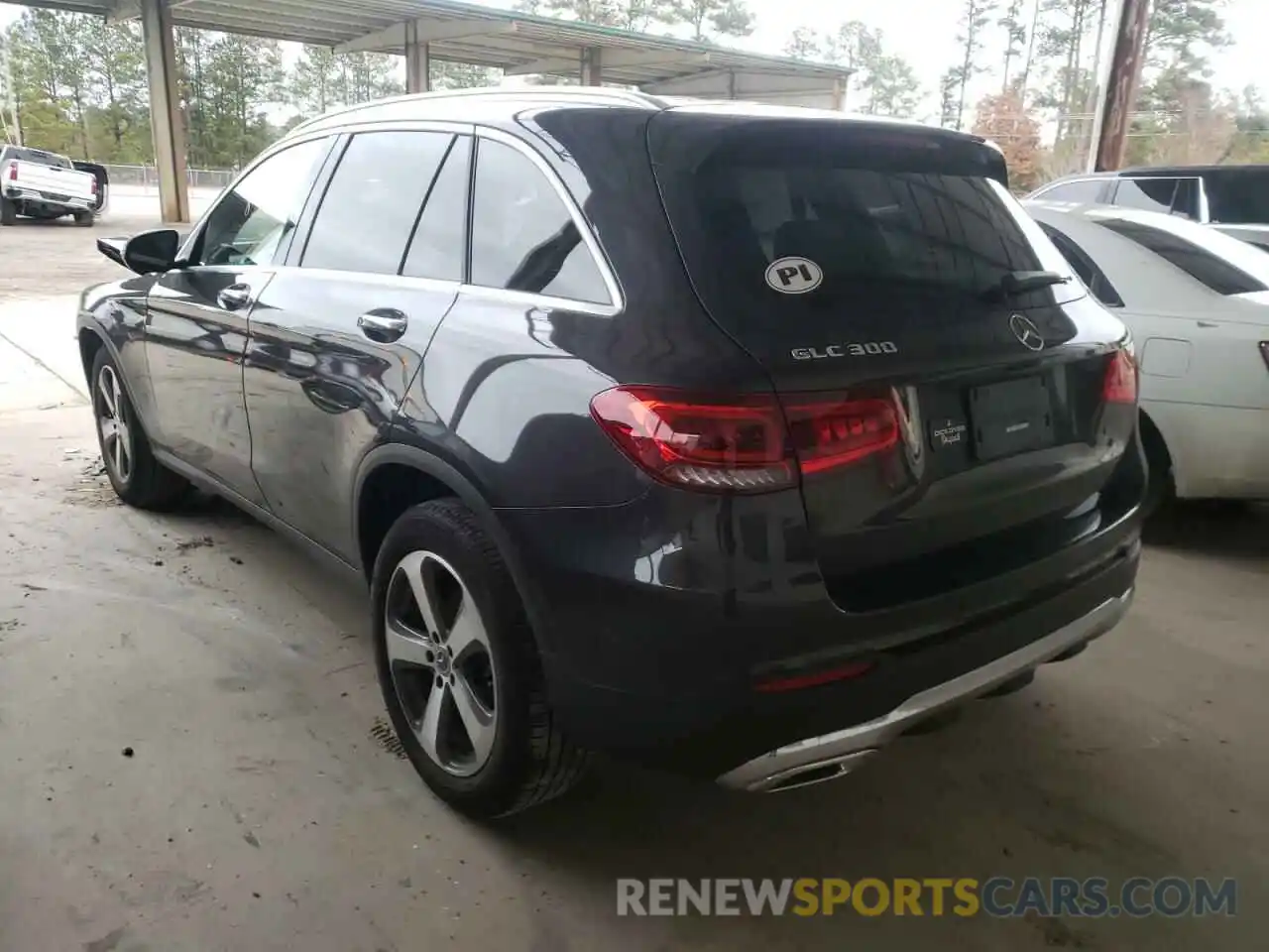 3 Photograph of a damaged car W1N0G8DB5MF934074 MERCEDES-BENZ GLC-CLASS 2021