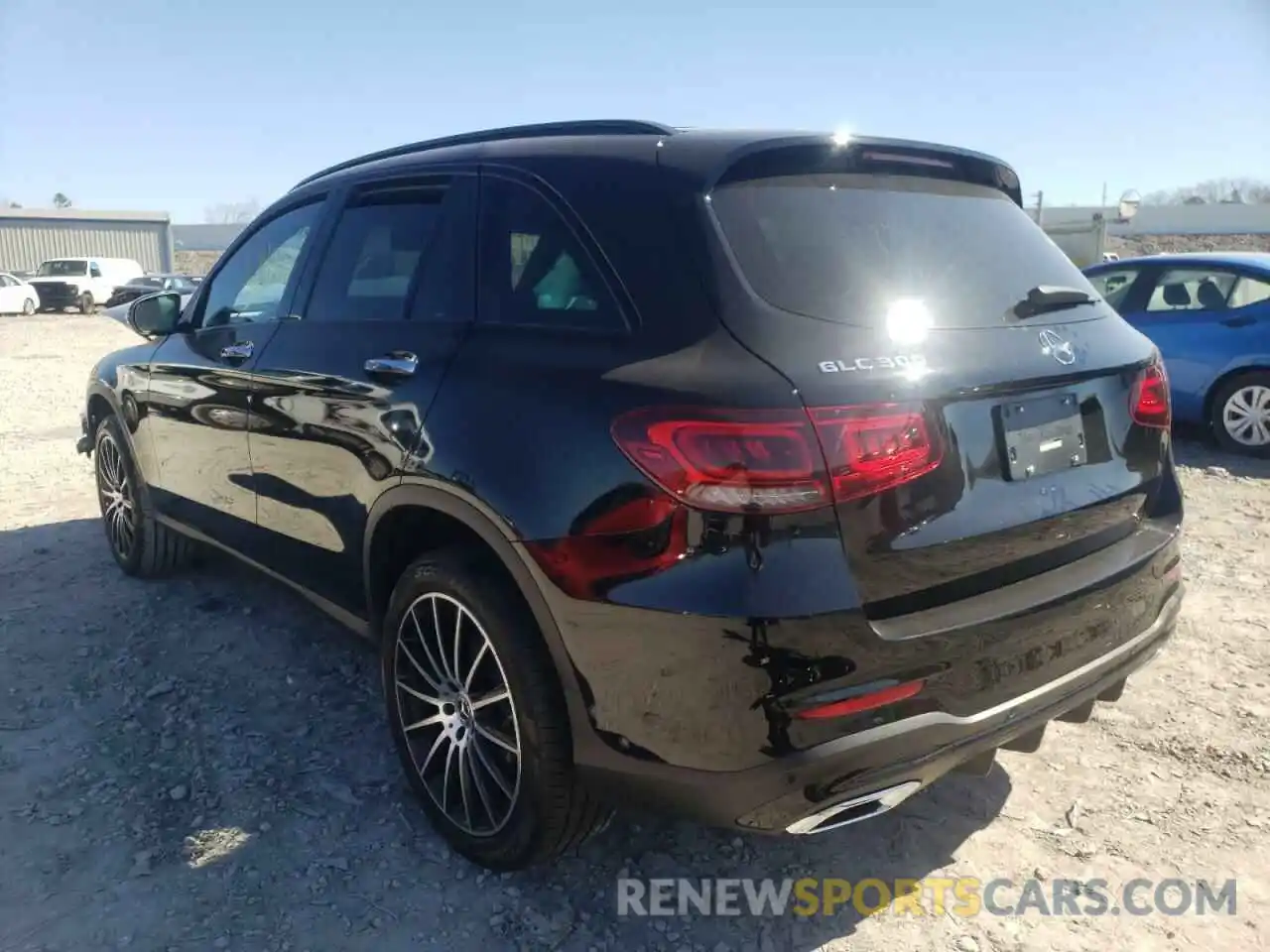 3 Photograph of a damaged car W1N0G8DB5MF992993 MERCEDES-BENZ GLC-CLASS 2021