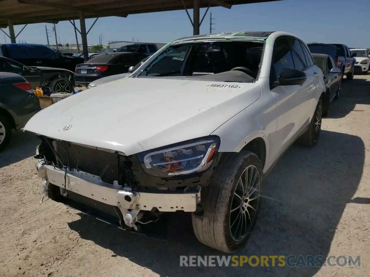 2 Photograph of a damaged car W1N0G8DB5MV267674 MERCEDES-BENZ GLC-CLASS 2021