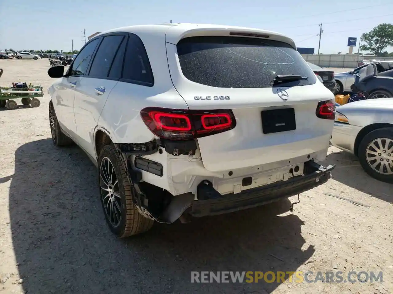 3 Photograph of a damaged car W1N0G8DB5MV267674 MERCEDES-BENZ GLC-CLASS 2021