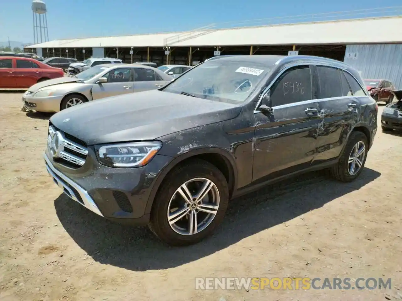 2 Photograph of a damaged car W1N0G8DB5MV295670 MERCEDES-BENZ GLC-CLASS 2021