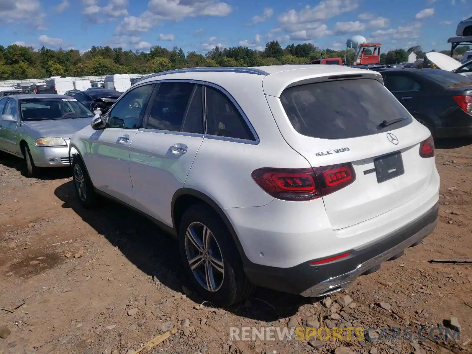 3 Photograph of a damaged car W1N0G8DB6MF901682 MERCEDES-BENZ GLC-CLASS 2021