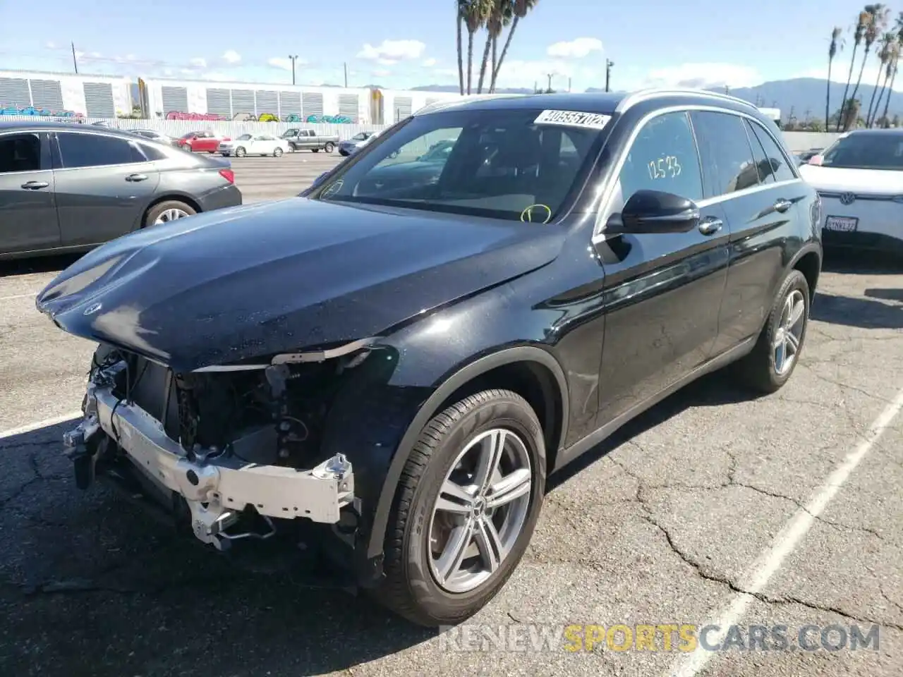 2 Photograph of a damaged car W1N0G8DB6MV265660 MERCEDES-BENZ GLC-CLASS 2021